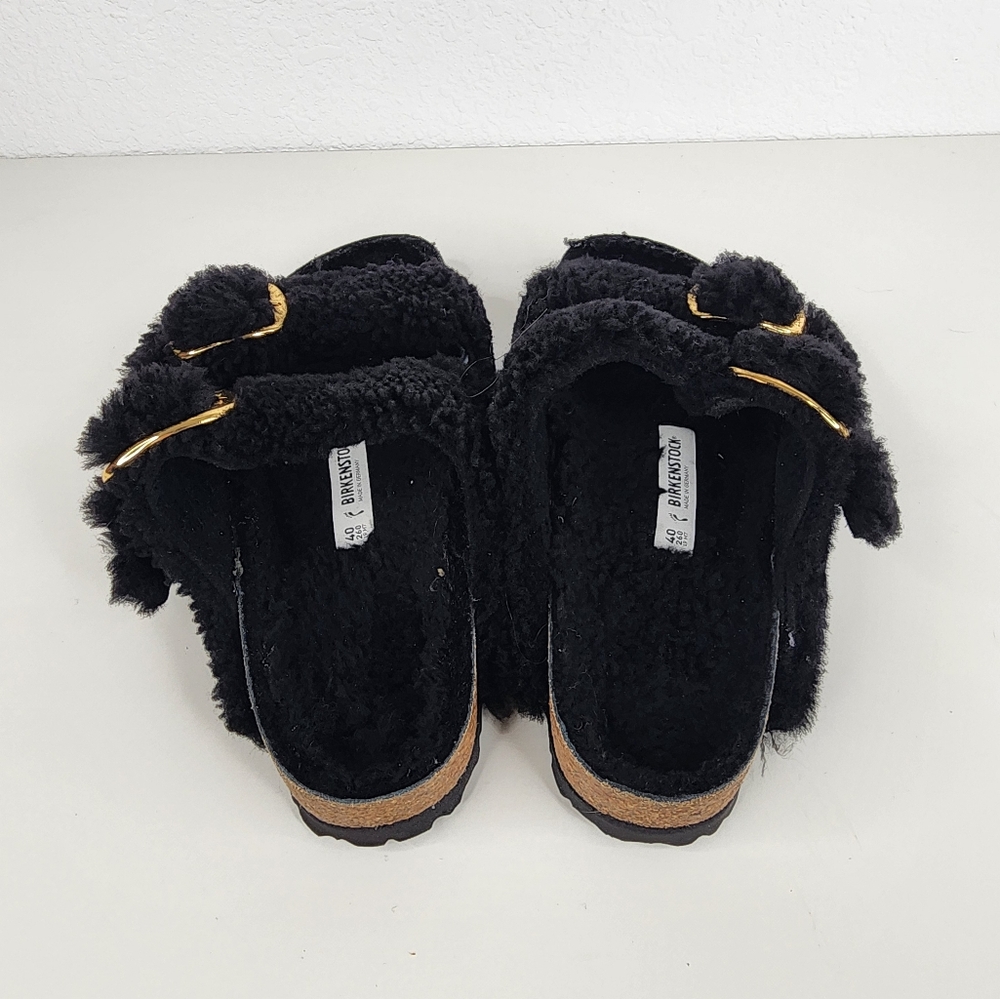 Arizona Big Buckle Shearling Birkenstock - Picture 5 of 8